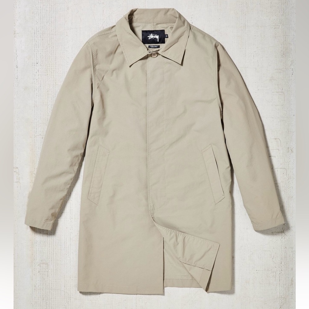 Stussy Beige Trench Coat